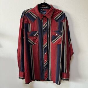 Vintage Wrangler Pearl Snap